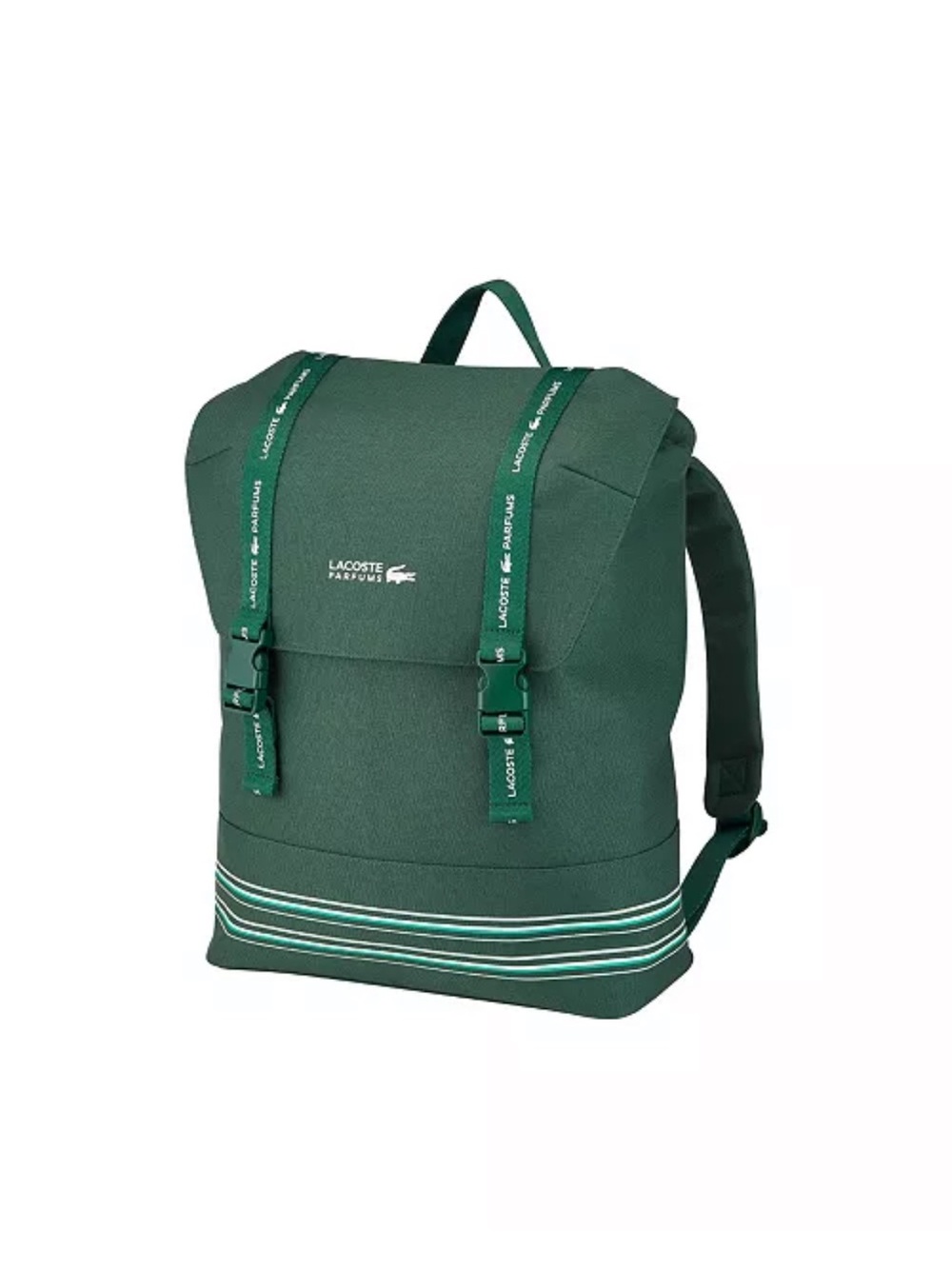 Lacoste Green Canvas Backpack